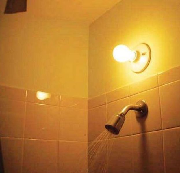 Need more light in your shower? Problem solved.