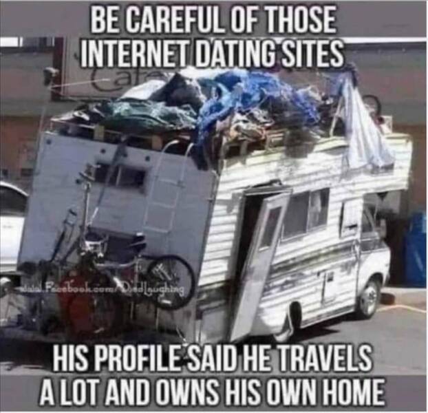 Never trust dating sites.