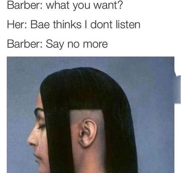 New hairstyle to help improve your hearing.