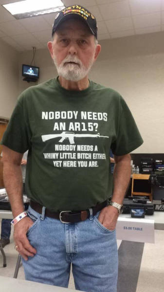 Nobody needs an AR15?