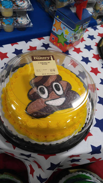 Nothing like a turd to celebrate that special occasion.