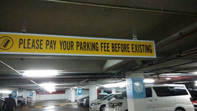 Not only do you have to pay to park, but you also have to pay to exist.