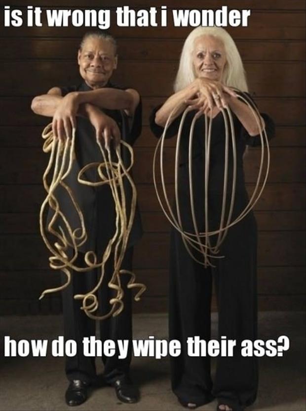 How do they wipe their ass?