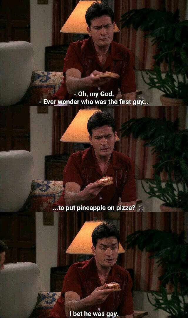 Pineapple on pizza.