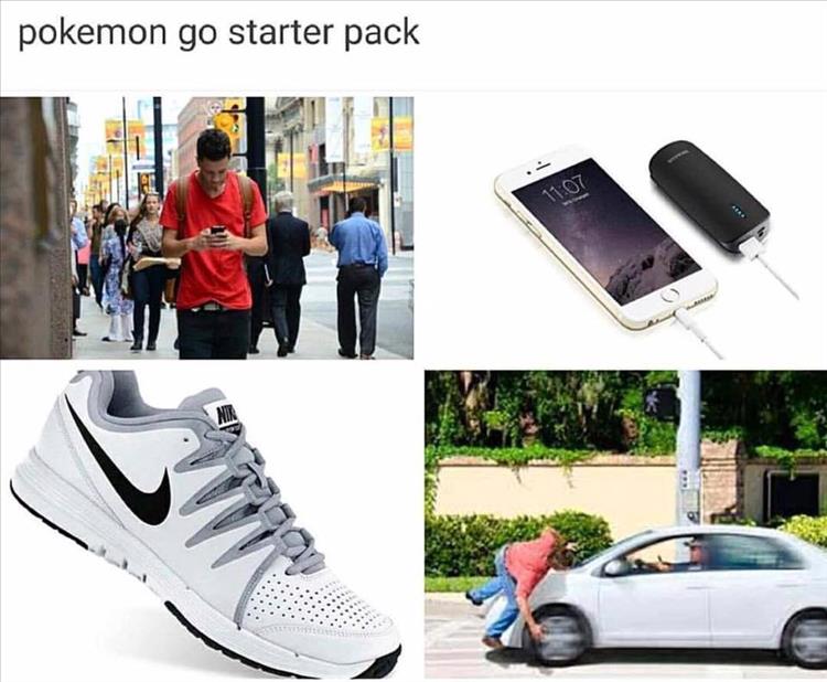 Pokémon Go starter pack.