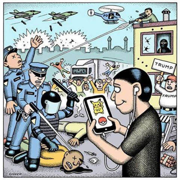 Pokémon GO: The ultimate distracter.