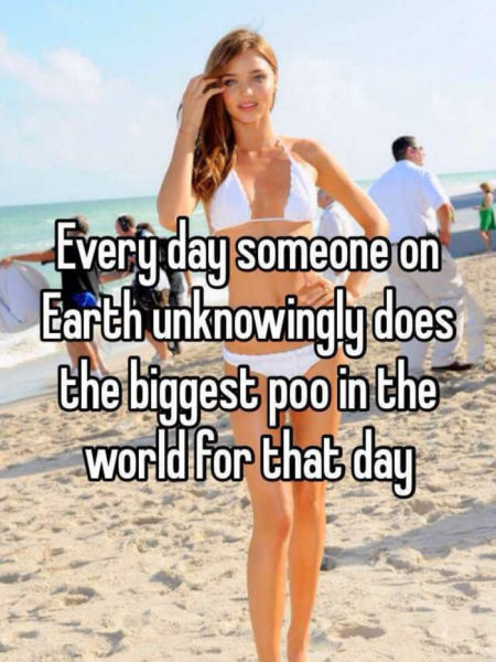 Poo fun fact of the day. You might be a world record holder and not even know it.