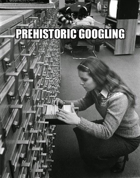 Prehistoric Googling.