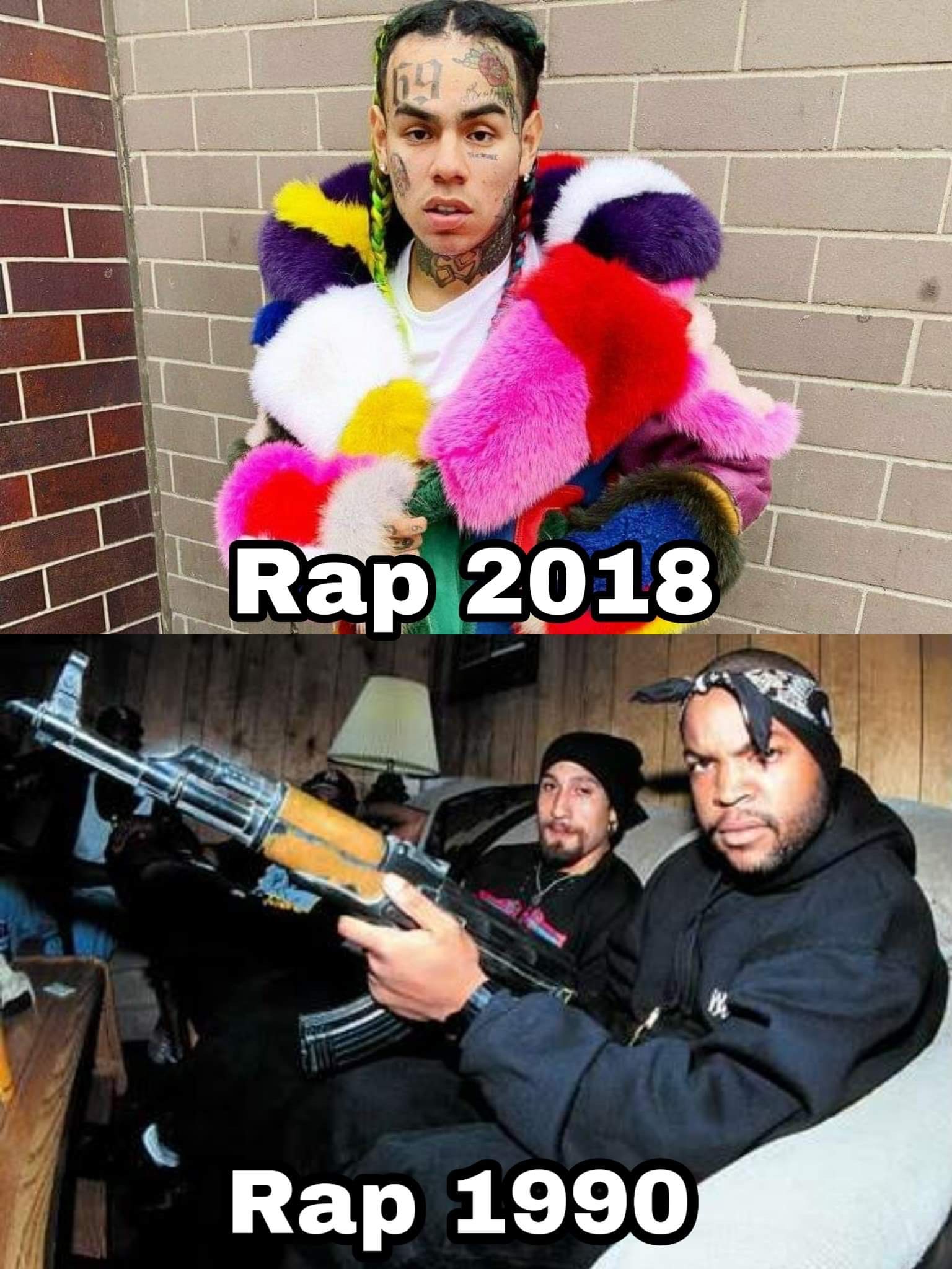 Rap: 1990 vs 2018
