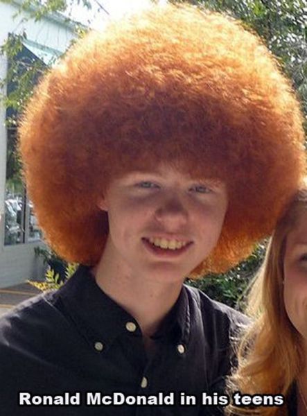 Ronald McDonald in his his teenage years.