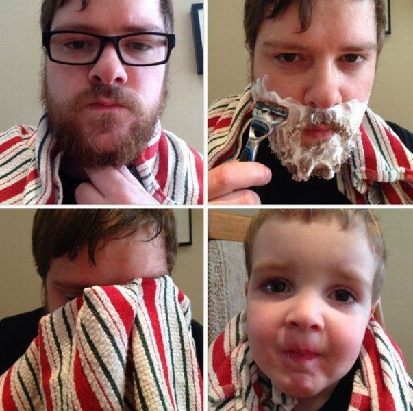Shaving your beard can make you appear much younger
