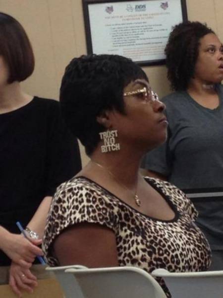 She has trust issues.