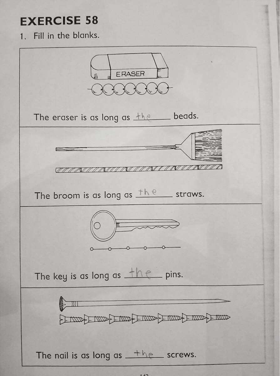 Smart kid aces his test.