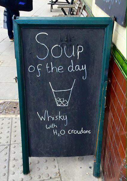 Soup of the day sounds absolutely delightful.