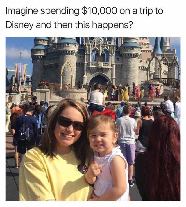 Imagine spending $10,000 on a trip to Disney and then this happens?