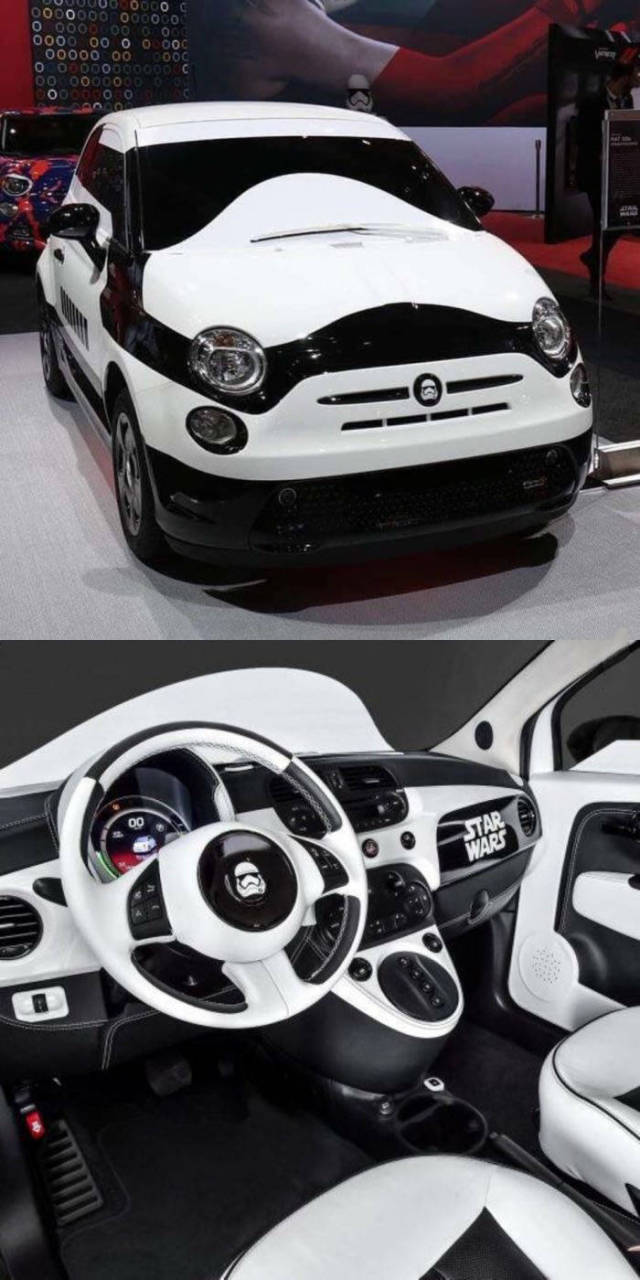 Star Wars Stormtrooper car.