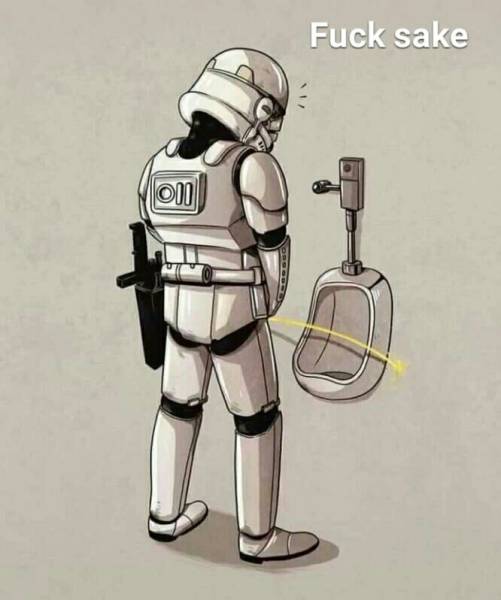Stormtrooper's have terrible aim.