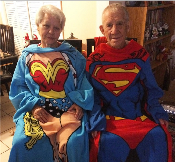 Superman and Wonder Woman.