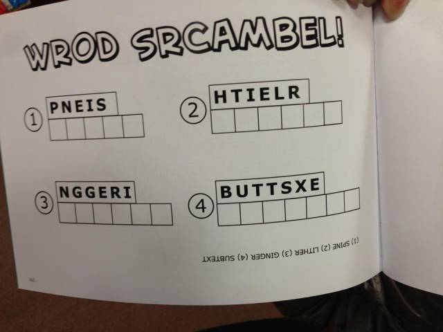 Test your dirty mind with this word scramble game.