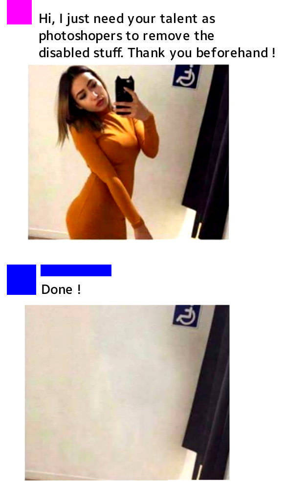 Thank you Photoshopper for removing the disabled stuff.