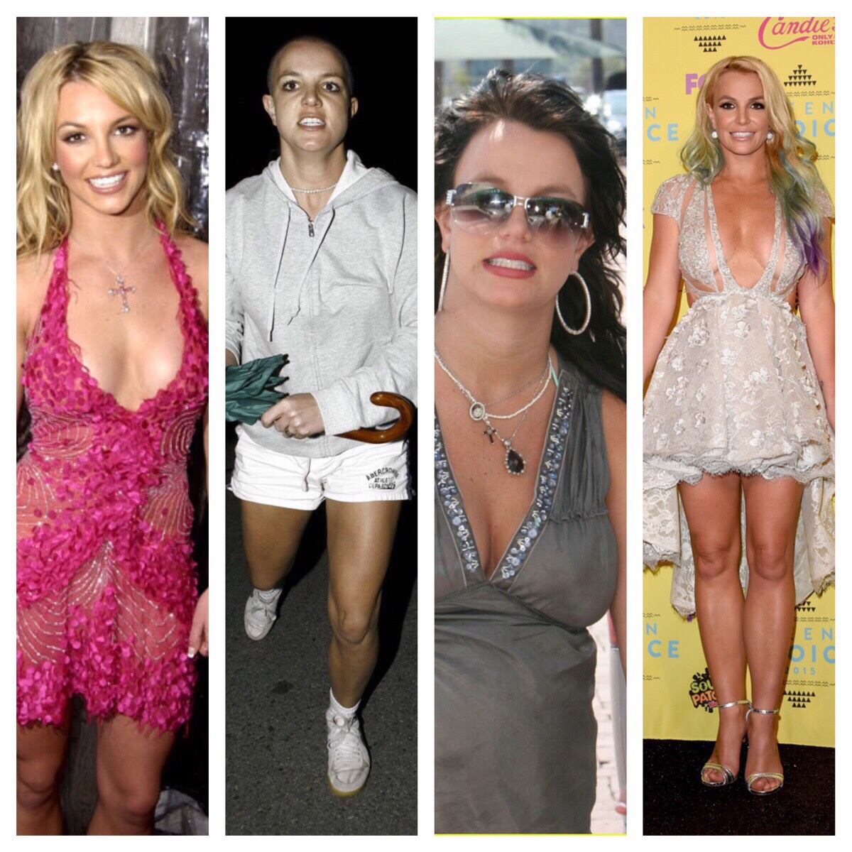 The evolution of Britney Spears.