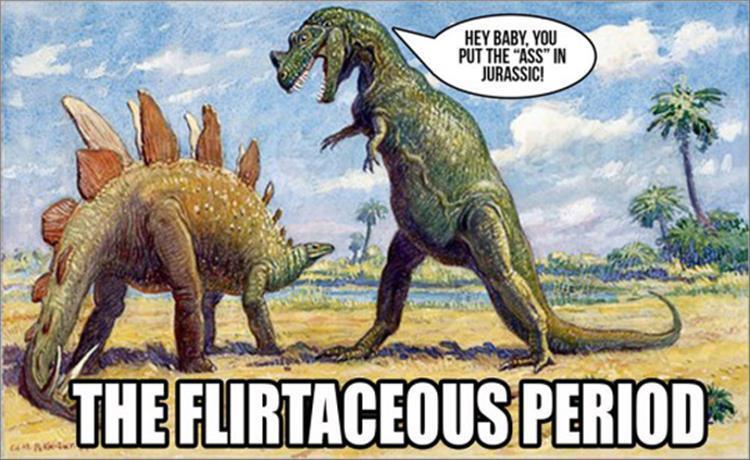 The flirtaceous period.