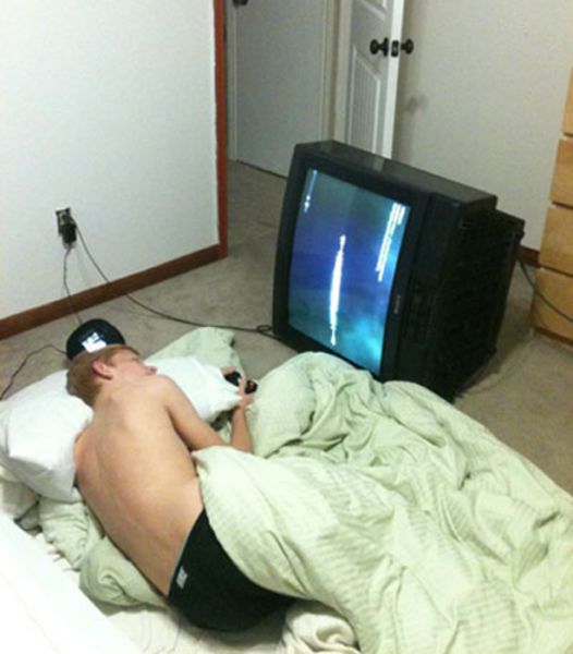 The is how you save yourself from getting a sore neck