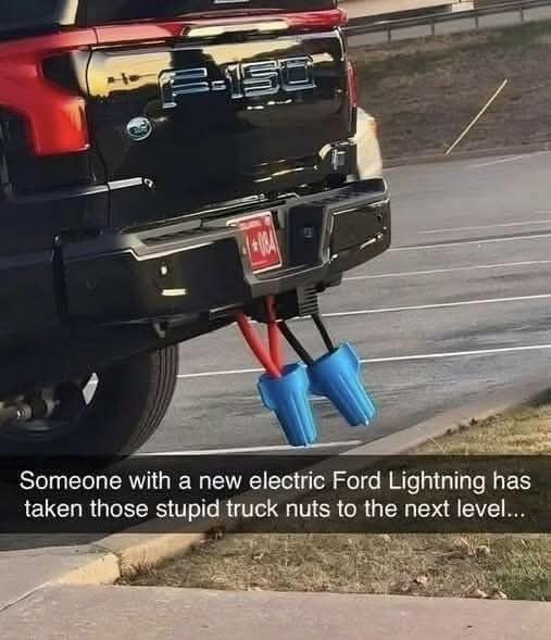 The next generation of truck nuts.