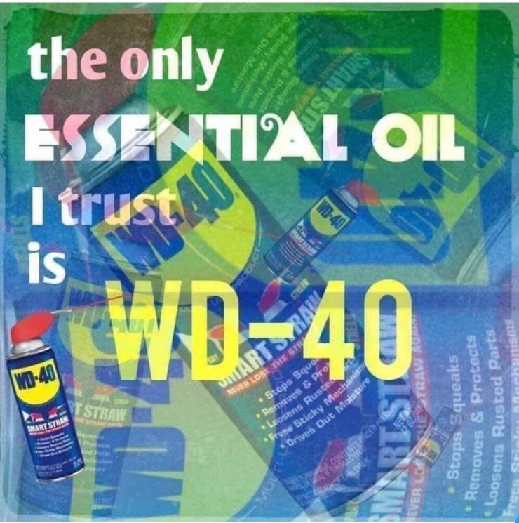 The only essential oil I trust.