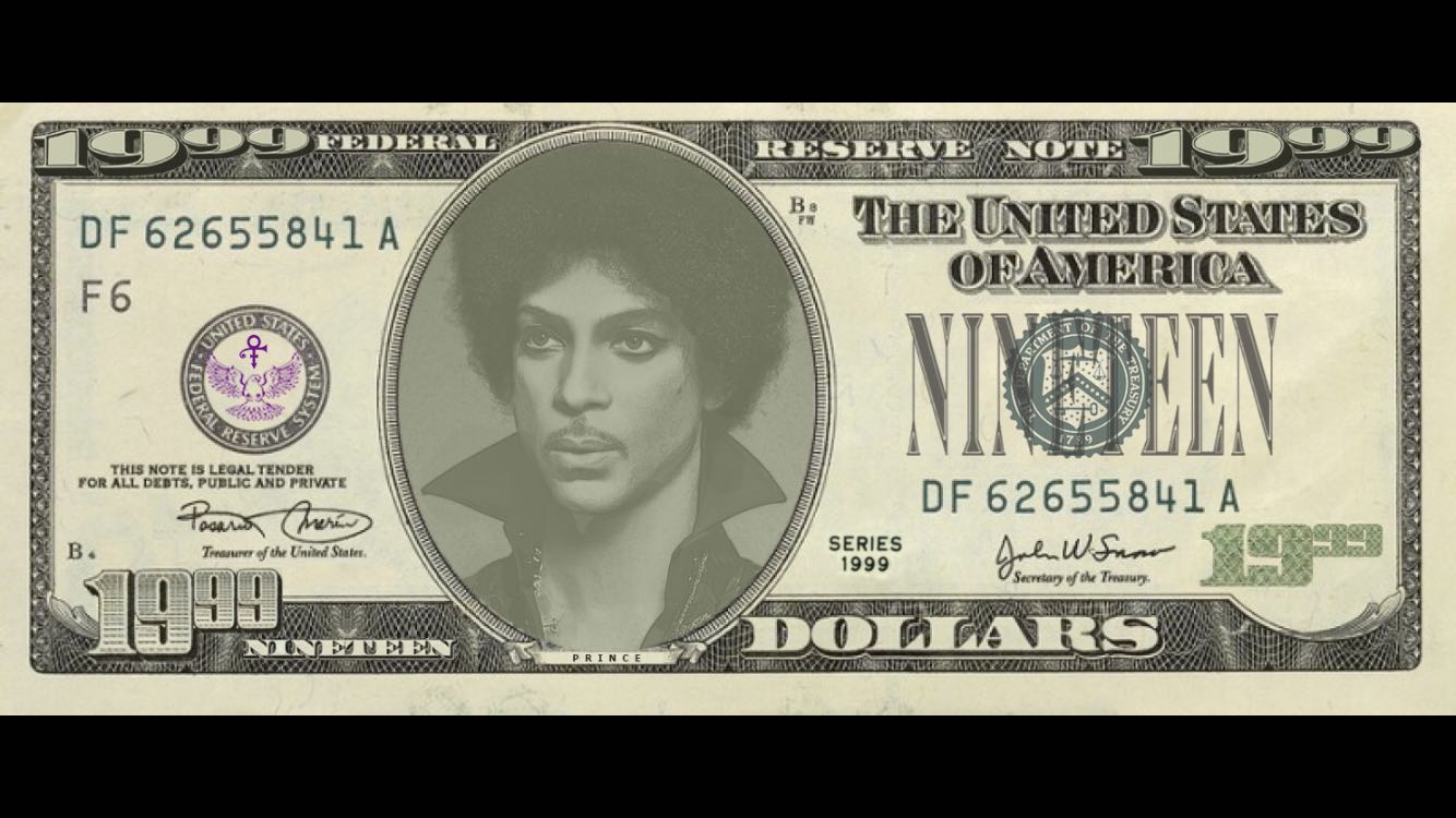 Introducing the Prince $19.99 bill.
