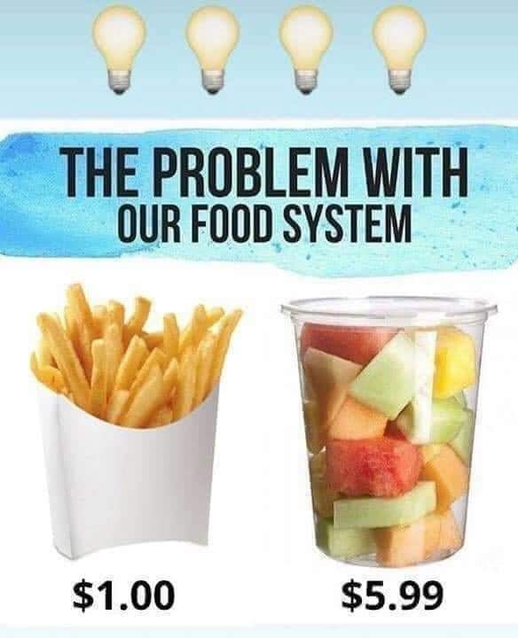 The problem with our food system.
