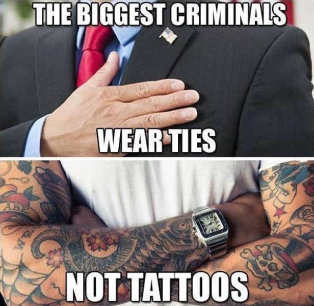 The biggest criminals.