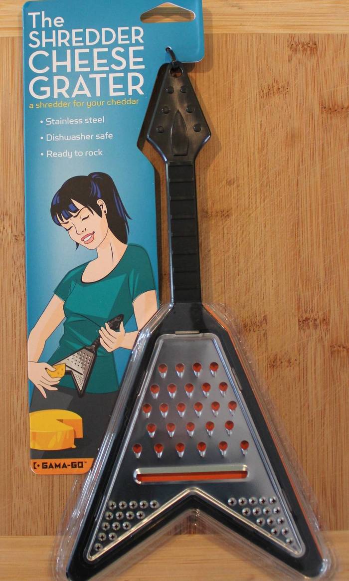 The shredder cheese grater.