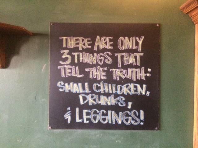 There are only 3 things that tell the truth.