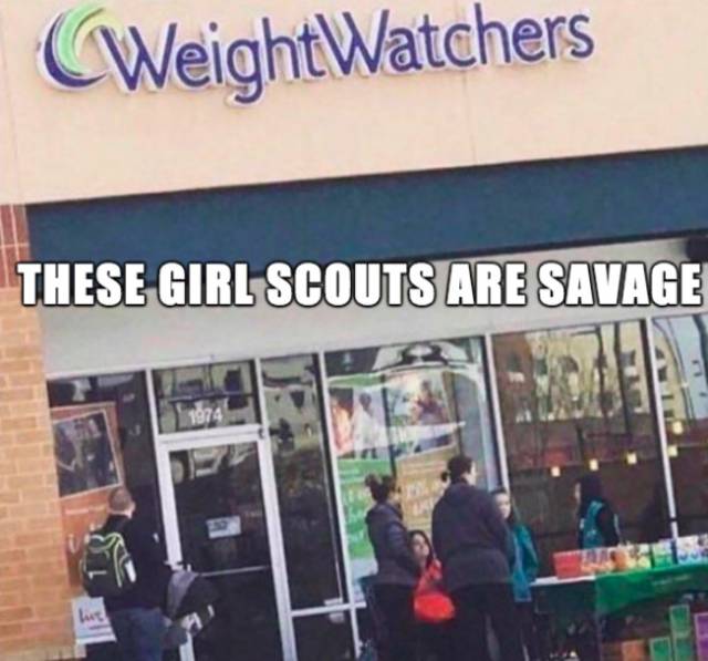 These girl scouts are savage.
