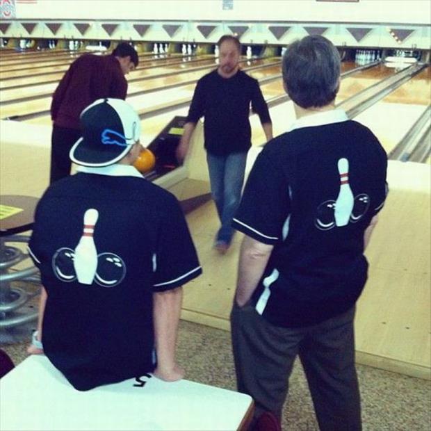 These male Bowlers are sure to impress all the ladies with their bowling shirts.