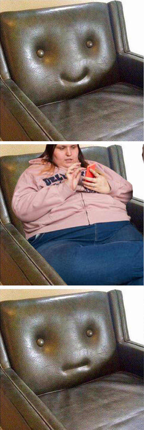 This chair was having a good day...