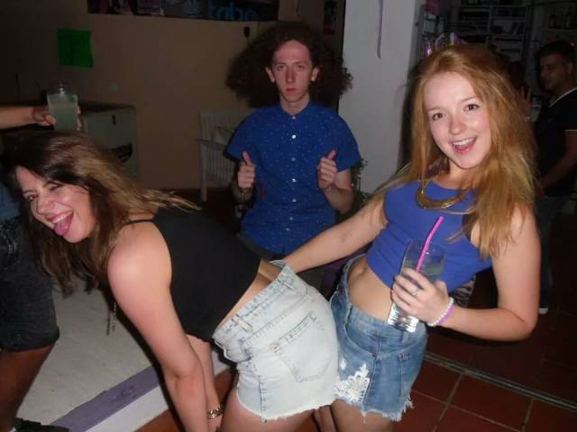 This guy really knows how to party.