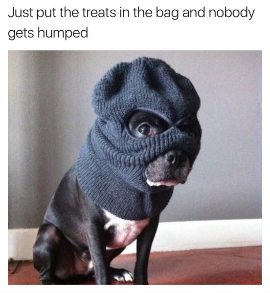 You better do as this robber says or things could get ugly.