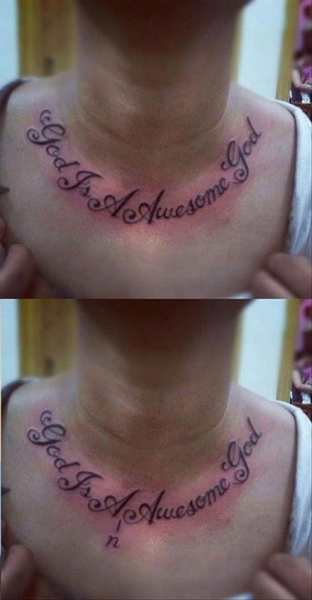 This Is How You Fix A Tattoo With Incorrect Spelling.