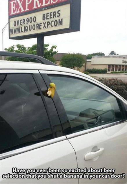 This is what happens when you get overexcited about a huge beer selection.