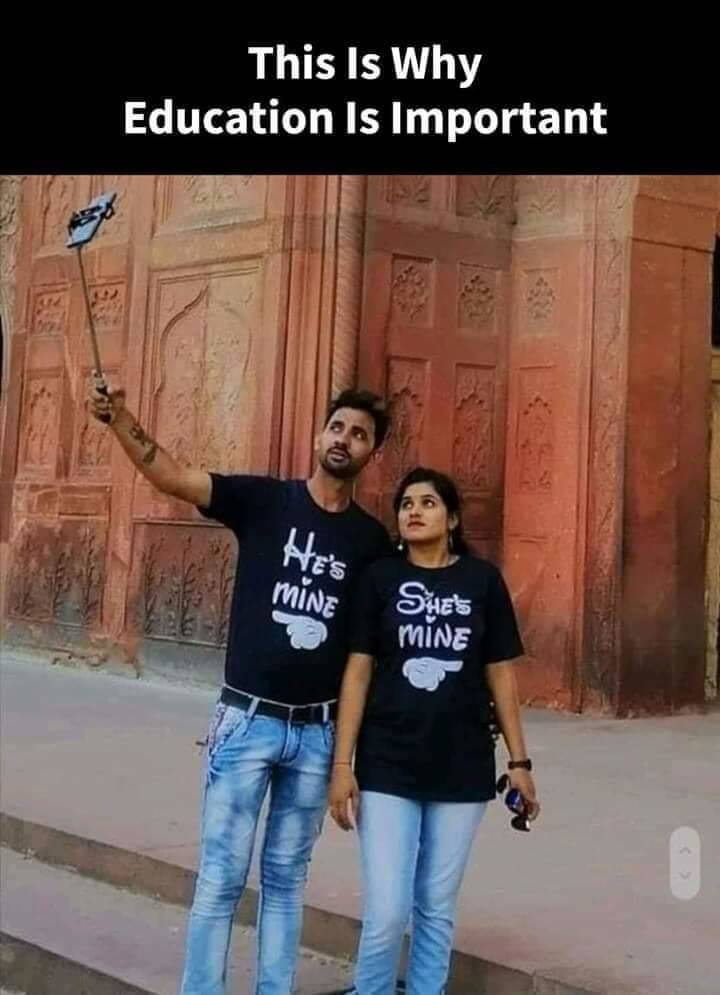 This is why education is important.