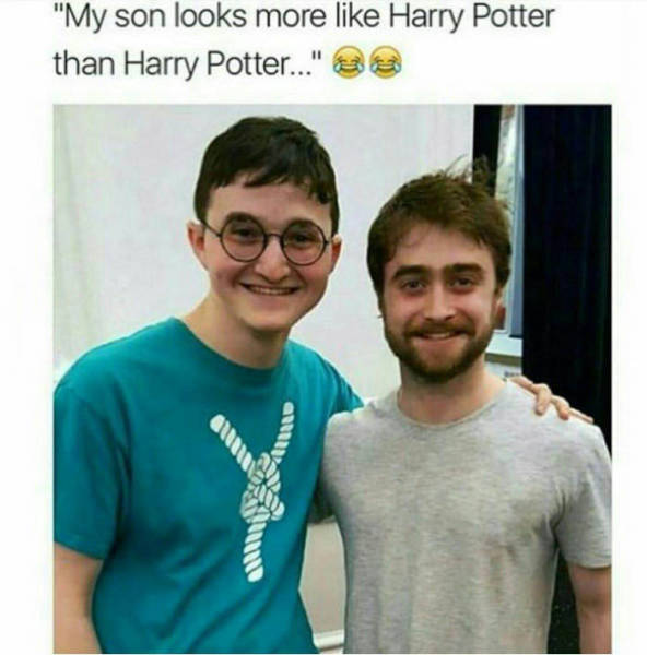 This guy looks more like Harry Potter than Harry Potter.