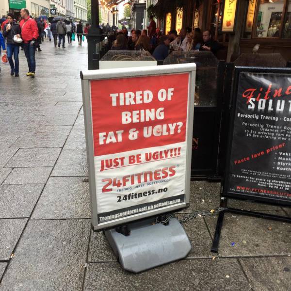 Tired of being fat and ugly?