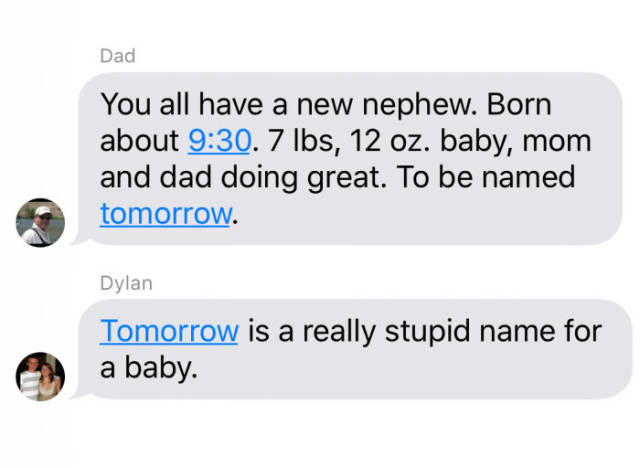 To be named tomorrow.