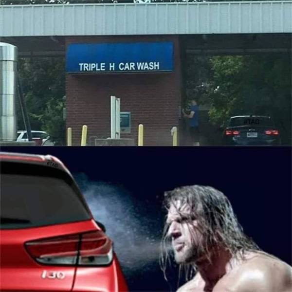 Triple H car wash.