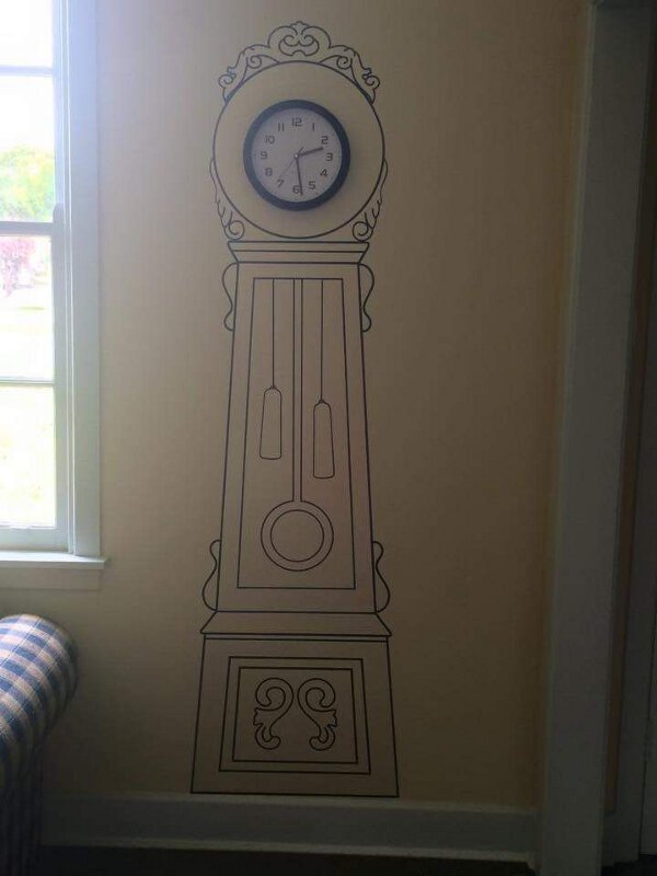 Turn your boring wall clock into a beautiful grandfather clock without spending any money.