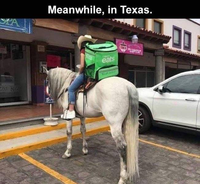 Uber Eats in Texas.