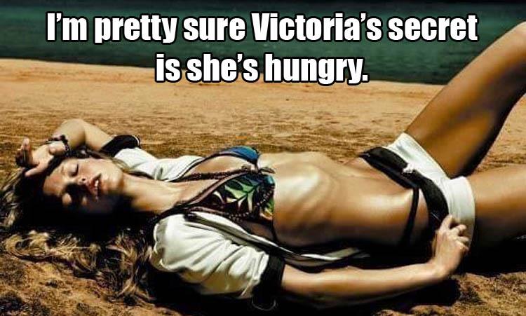 Victoria's secret is finally out.