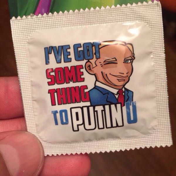Vladimir Putin condoms.